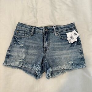 YMI Distressed Blue Jean Shorts